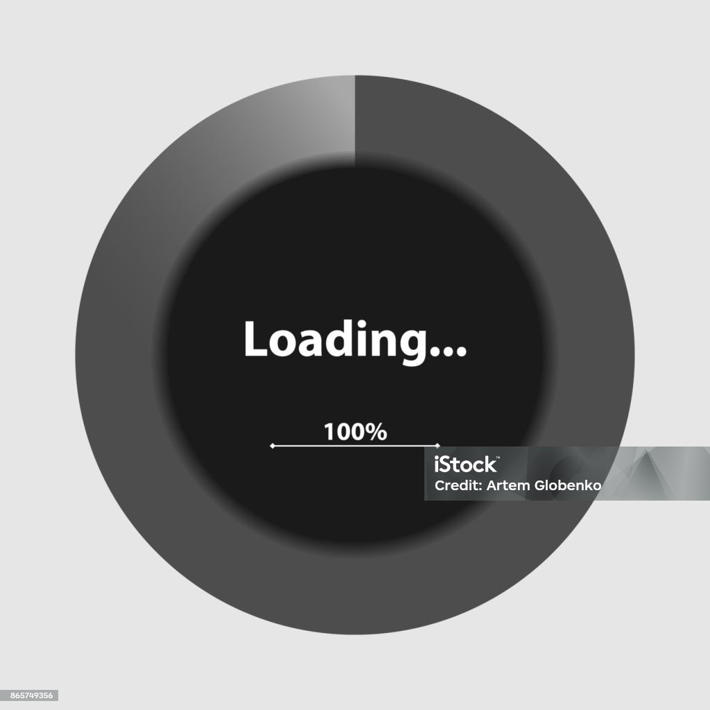 Next Round Loading Loading Circle Stock Illustration - Download Image Now - Achievement ...
