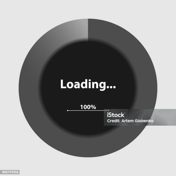 Loading Circule Loading Circle Stock Illustration - Download Image Now - Achievement ...