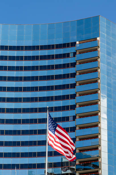 istock American Flag by Blue Curved Hotel 865753652