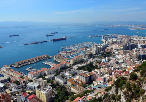 istock Gibraltar: the town and the waterfront along Queensway street 865760468