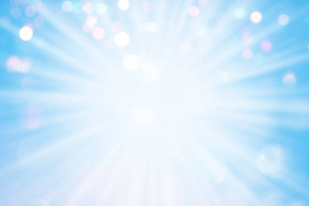 Burst of light with sparkles, Background for christmas Burst of light with sparkles soft focus stock pictures, royalty-free photos & images