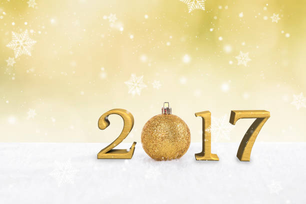 istock 2017 Christma balls and snowflake on abstract bokeh light background. 865777086