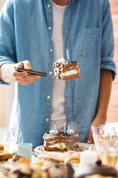 Sharing piece of cake
