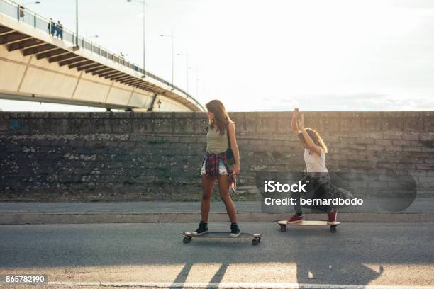 Skateboarding Is Awesome Stock Photo - Download Image Now - Skateboarding, Skateboard, Skating