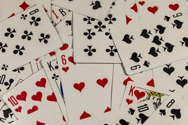 istock Background of the playing cards 865791746