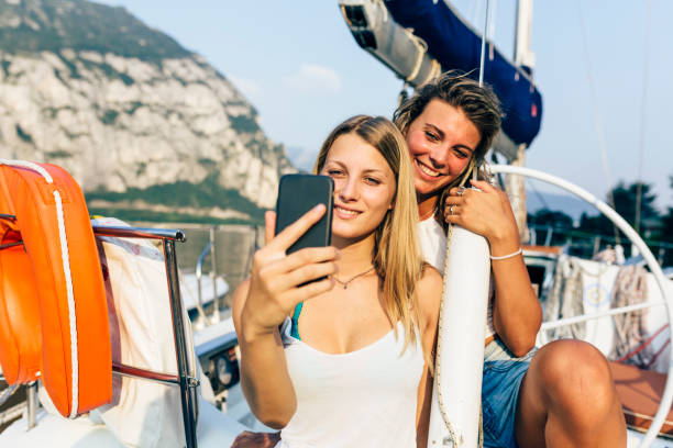 istock Happy women taking a selfie 865800912
