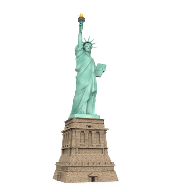 istock Statue of Liberty Isolated 865804126