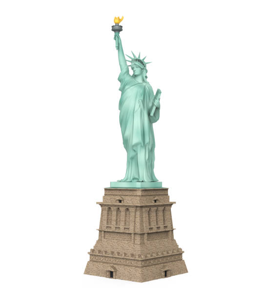 istock Statue of Liberty Isolated 865804712