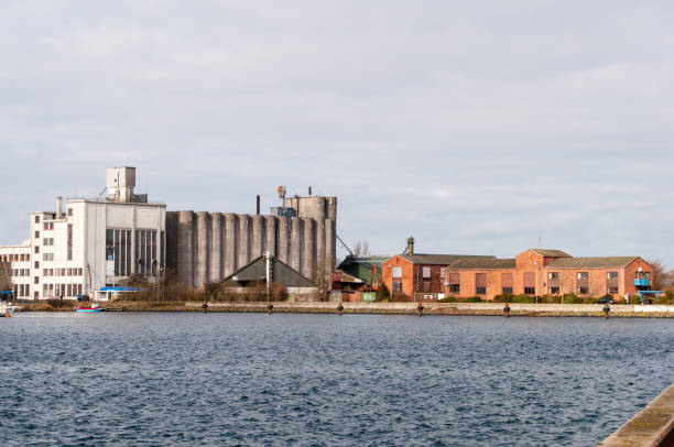 istock industrial area at Nakskov harbor in Denmark 865805346