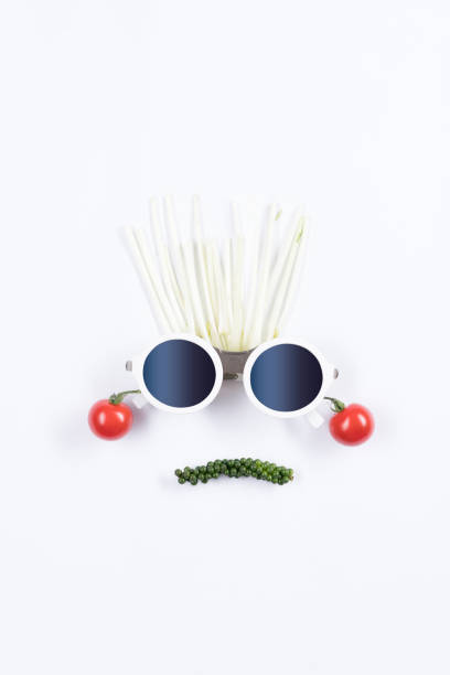 Idea creative of compose of vegetables are women face.