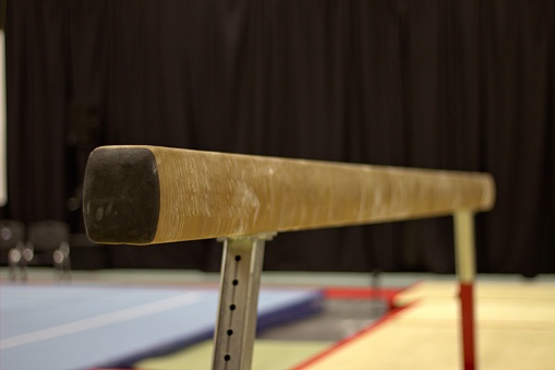 Gymnastic equipment in a club