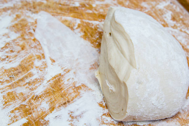 The dough for dumplings
