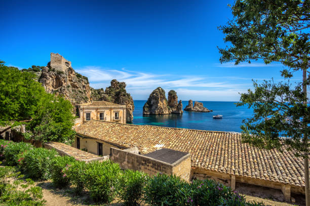 istock View on Tonnara at Scopello, Sicily, Italy 865811808