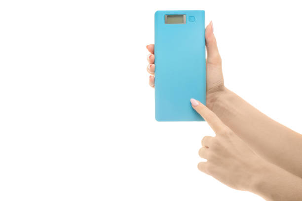 istock Powerbank in female hands 865821142