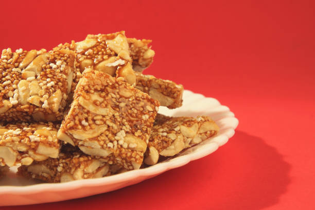 istock Indian Traditional peanut barfi 865825568