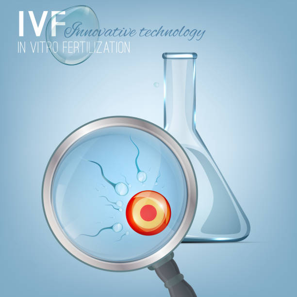 illustrazioni stock, clip art, cartoni animati e icone di tendenza di immagine di fecondazione in vitro - human sperm pregnancy test artificial insemination human pregnancy