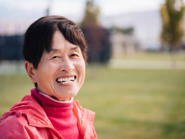 istock Japanese Senior Woman Exercising 865855112