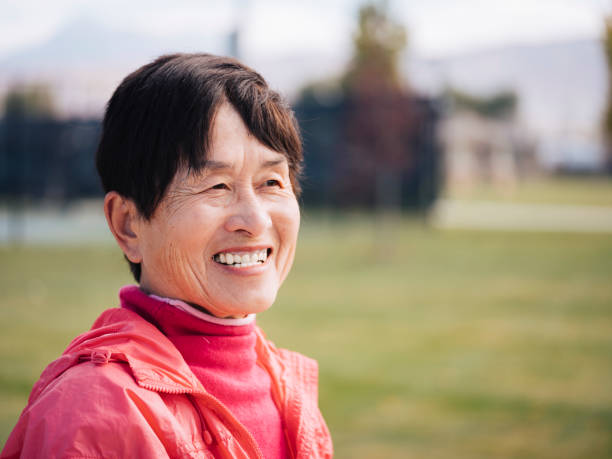 istock Japanese Senior Woman Exercising 865855120