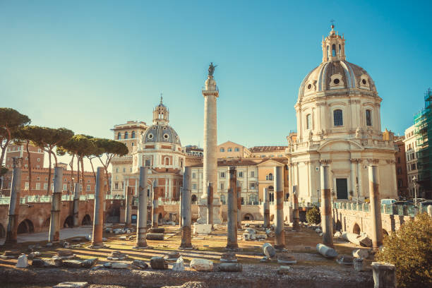 istock The Trajan's Forum in Rome, Italy. 865867002