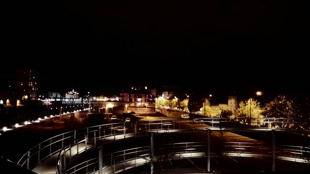 istock urban landscape by night 865875046