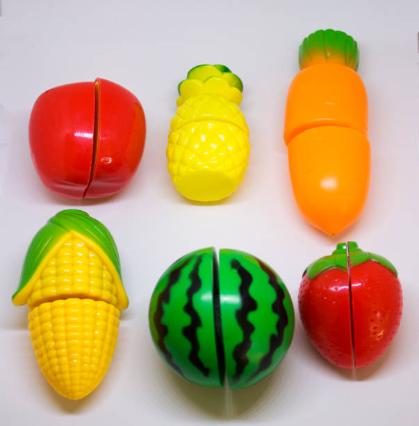 istock Plastic vegetables and fruits 865880276