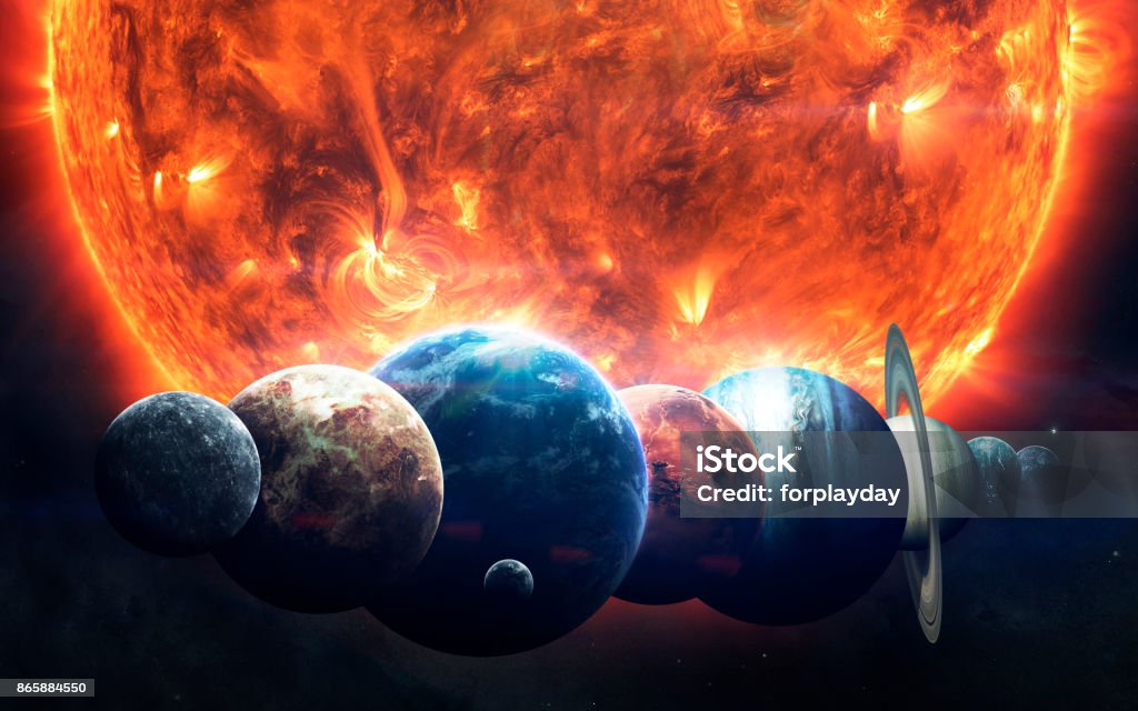 Earth Mars And Others Science Fiction Space Wallpaper Incredibly Beautiful  Planets Of Solar System Elements Of This Image Furnished By Nasa Stock  Photo - Download Image Now - iStock