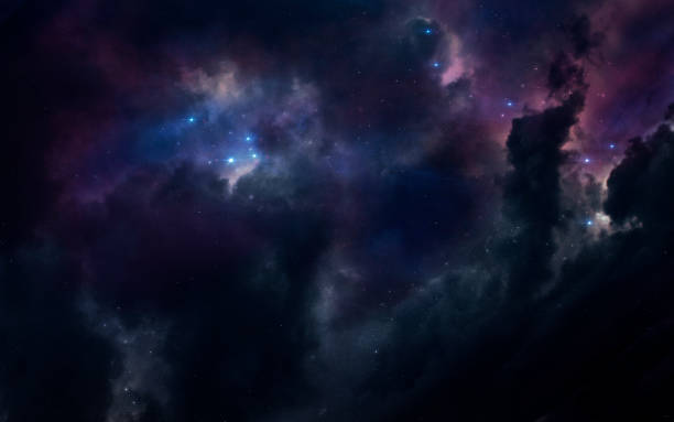 istock Science fiction space wallpaper, incredibly beautiful planets, galaxies, dark and cold beauty of endless universe. Elements of this image furnished by NASA 865884832