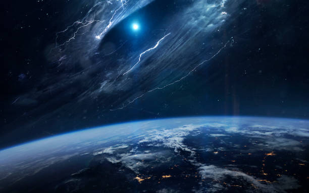 Wormhole. Science fiction space wallpaper, incredibly beautiful planets, galaxies, dark and cold beauty of endless universe. Elements of this image furnished by NASA