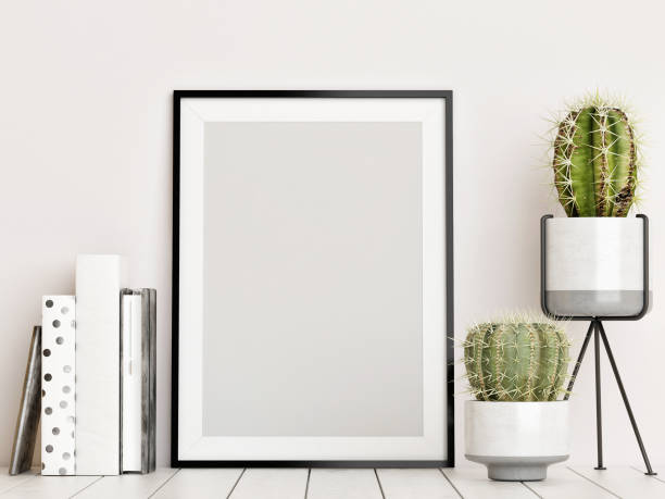 istock Mock up poster, Scandinavian interior concept 865889190