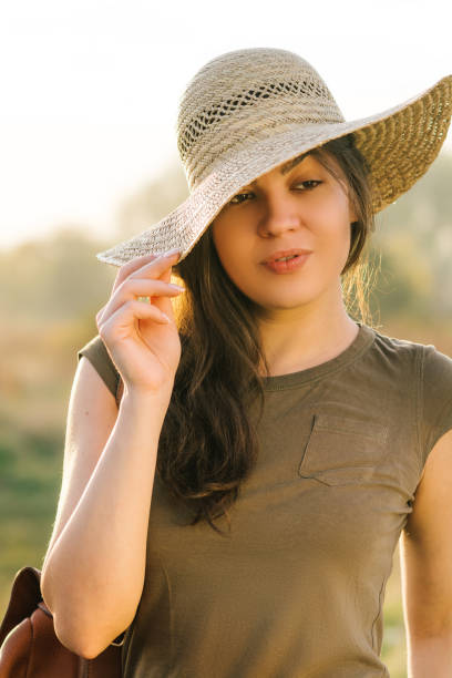 istock Beautiful girl in nature 865896158