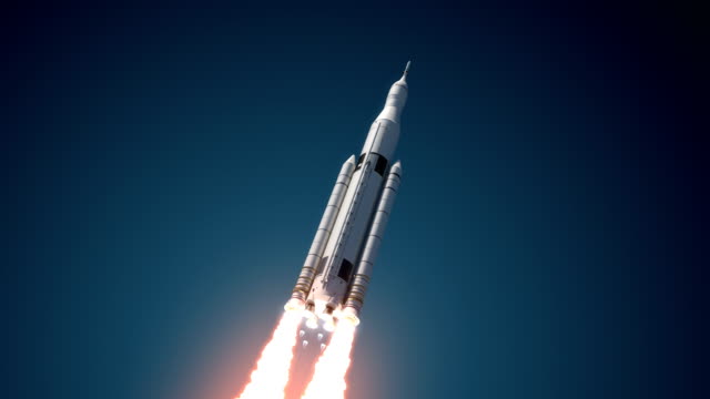 4K. Space Launch System Takes Off.