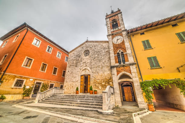 istock San Francesco cathedral in San Quirico d'Orcia 865896936