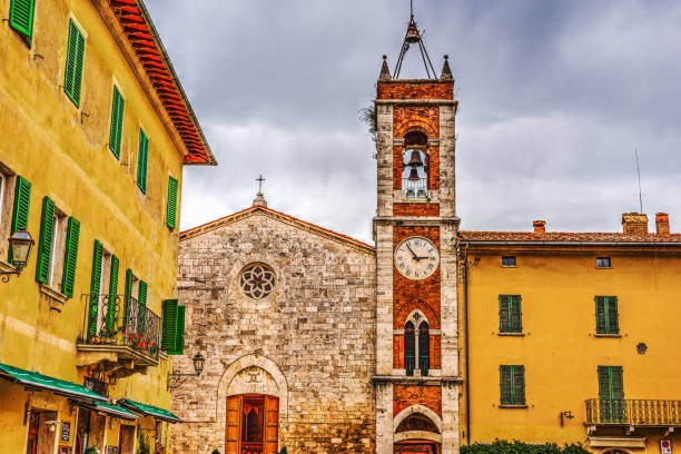 istock San Francesco church in San Quirico d'Orcia 865899470