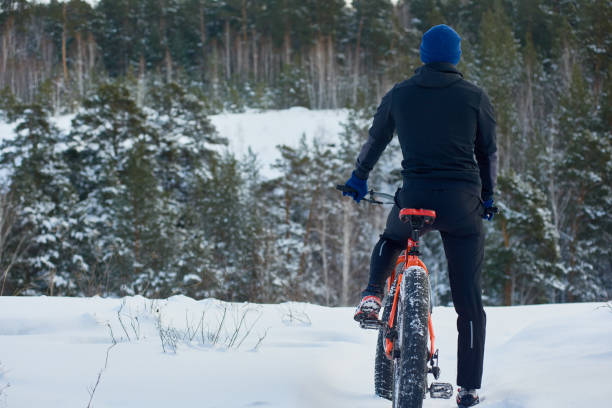 istock Cyclist on off-road bicycle 865936044