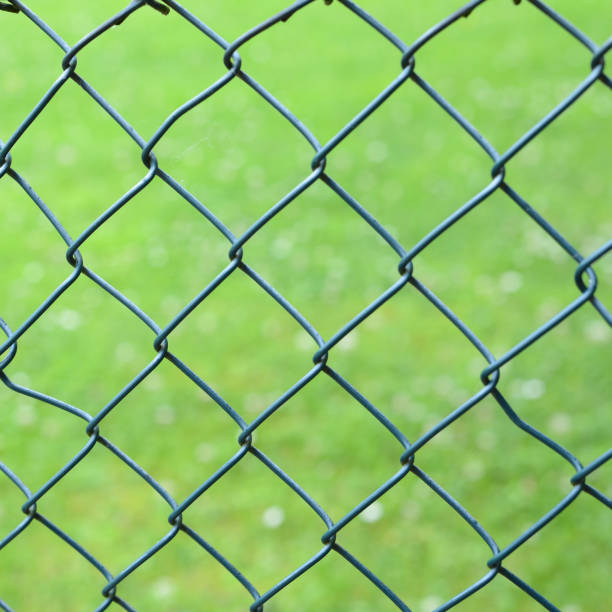 istock Steel cage with blur background 865938618