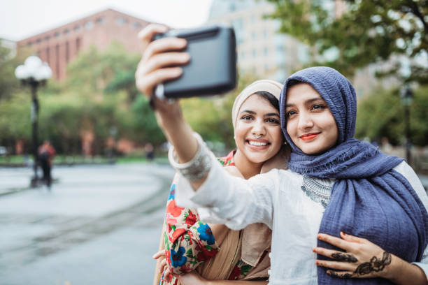 istock Bengali Muslim Young Women Taking Selfie 865962216