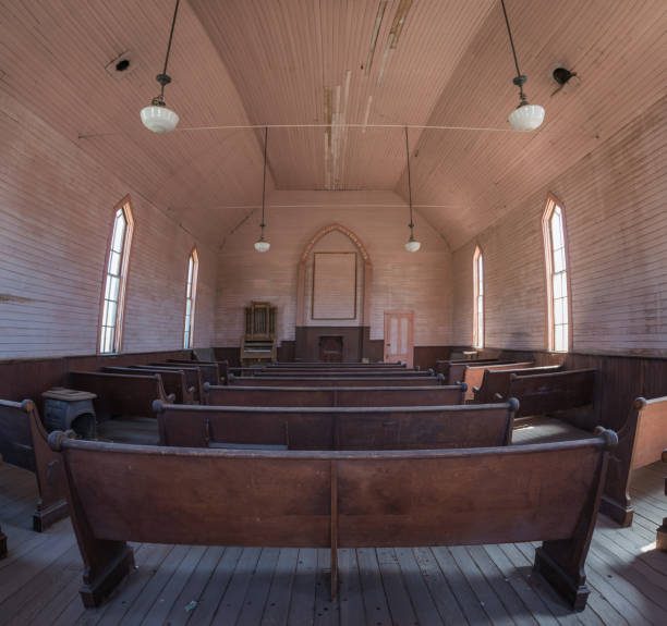 istock Interior of the Bodie Ghost Town Church 865966898