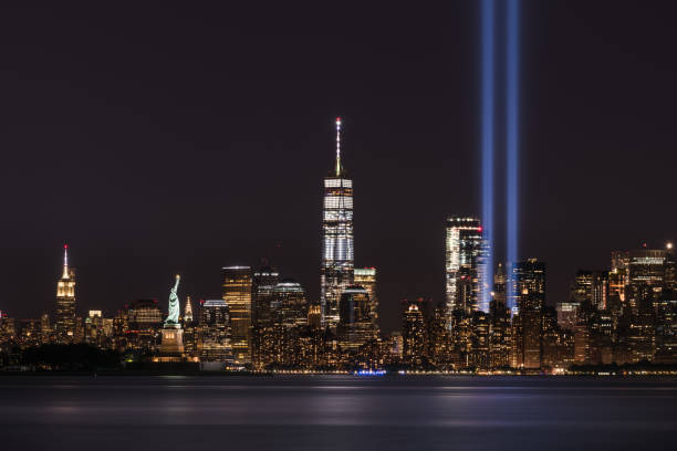 istock Tribute In Light Memorial for New York City 865970074