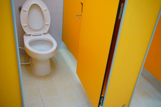 istock Modern toilet in a hotel room 865970308
