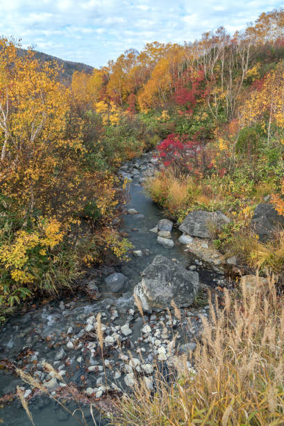 istock Autumn Onsen Lake Aomori Japan 865973584