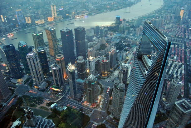 istock Shanghai and Huangpu River Panorama 865976030