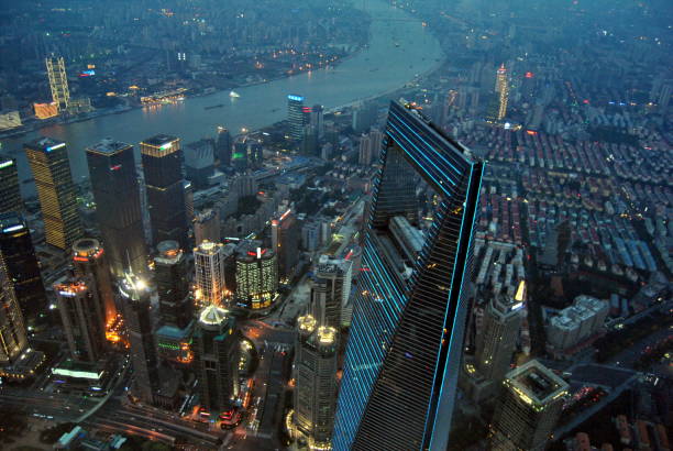 istock Shanghai and Huangpu River Panorama 865976840