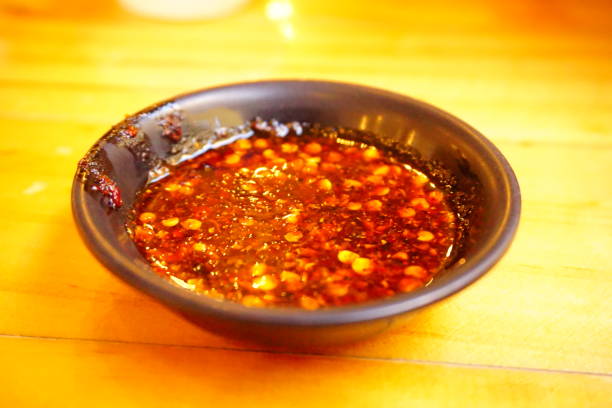 istock Vietnamese fish sauce with red hot chilli 865992470
