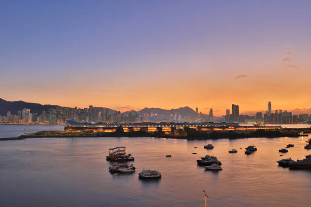 istock kai tak cruise with HK Victoria Harbour 865993430