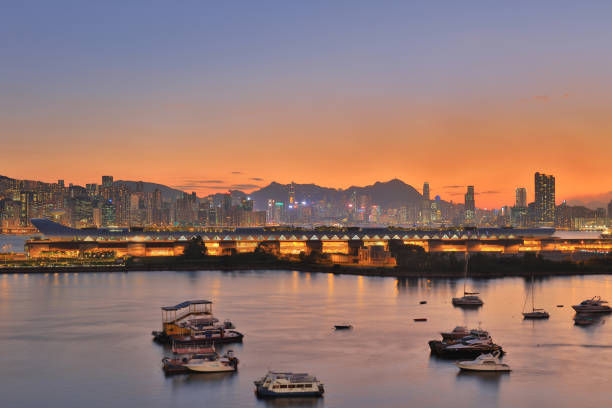 istock kai tak cruise with HK Victoria Harbour 865993440