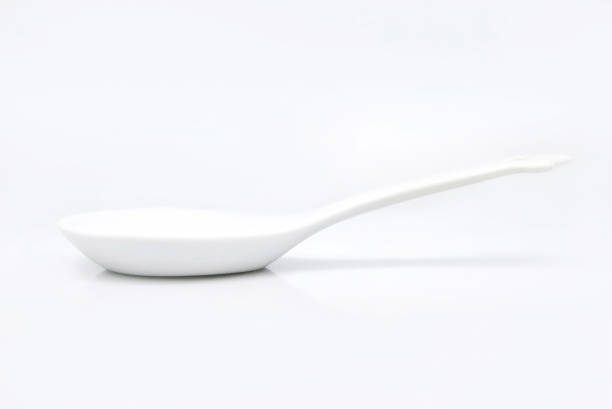 istock Isolated Chinese spoon on the white background 866004890