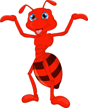 Cute Ant Cartoon Stock Illustration - Download Image Now - Animal, Ant,  Bizarre - iStock