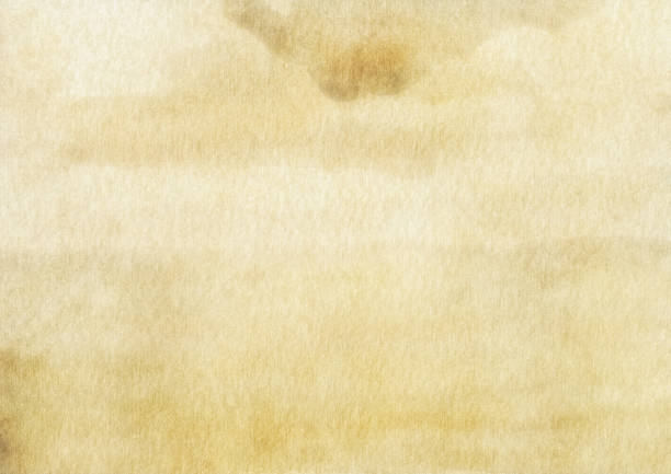 Textured Watercolor Beige Brown Abstract Background