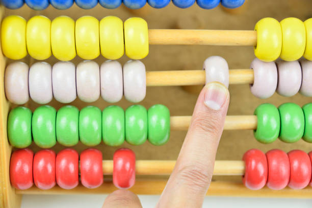 istock Colorful of wood abacus 866024526