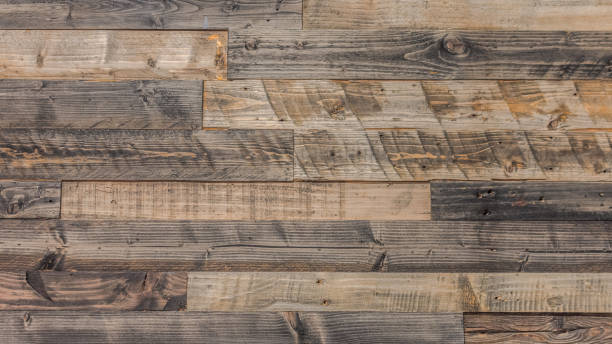 istock Wood table floor with natural pattern texture. Empty template  wood board can be used as background. 866028246